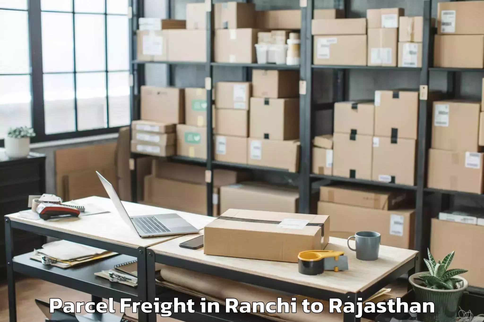 Book Your Ranchi to Jodhpur Parcel Freight Today